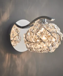 Quay Design Pippa LED Wall Light Chrome 2W 210lm