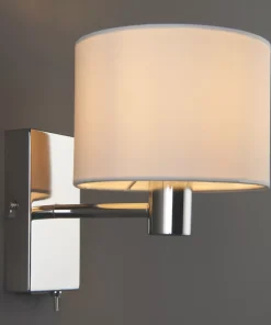 Quay Design Perry Wall Light With USB Chrome