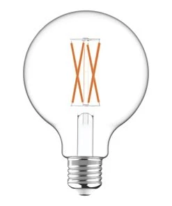 LAP ES G95 LED Virtual Filament Light Bulb 470lm 2.2W