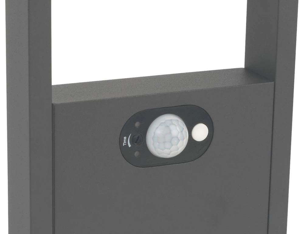 4lite 600mm Outdoor LED Solar Bollard Graphite 165lm - Image 2