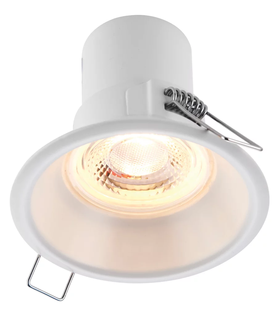 LAP CosmosEco Fixed Fire Rated LED Anti-Glare Downlight White 4W 500lm - Image 3