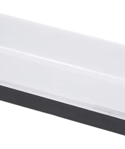LAP Zelto Outdoor Rectangular LED Bulkhead Black 8W 850lm