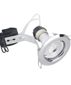 Aurora EN-DLM211PKPC/40 Fixed LED Downlight Contractor Pack Polished Chrome 3.5W 360lm 10 Pack