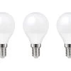 LAP SES Mini Globe LED Light Bulb 470lm 4.2W 3 Pack