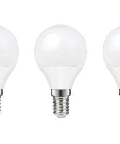 LAP SES Mini Globe LED Light Bulb 470lm 4.2W 3 Pack