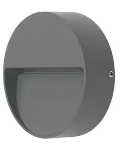 4lite Outdoor LED Surface Low-Level Wall Light Graphite 5W 128lm