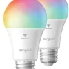 Sengled W21-U23 ES A60 Assorted LED Smart Light Bulb 7.8W 806lm 2 Pack
