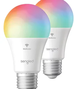 Sengled W21-U23 ES A60 Assorted LED Smart Light Bulb 7.8W 806lm 2 Pack