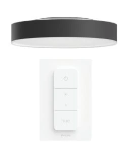 Philips Hue Ambiance Enrave LED Large Ceiling Light Black 33.5W 3300lm