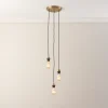 Quay Design Cable Set 3-Light Cable Set Pendant Antique Brass