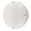 Philips Ledinaire Indoor & Outdoor Maintained Emergency Round LED Bulkhead With Microwave Sensor White 19W 1700lm