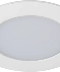 Luceco ECO Circular Fixed LED Low Profile Slimline Downlight White 12W 420lm