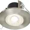 Collingwood DT4 Fixed Fire Rated LED Downlight Brushed Steel 4.6W 460lm
