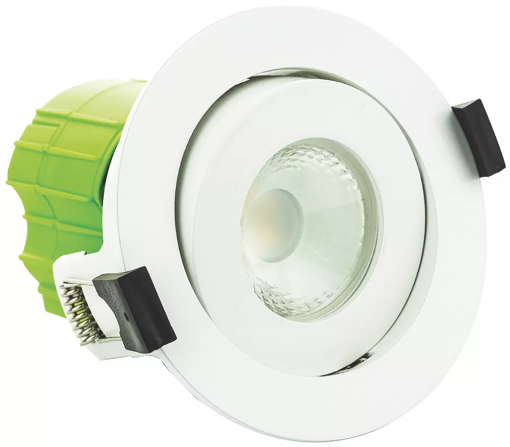 Luceco FType Adjustable Fire Rated LED Downlight White 6W 600lm - Image 2