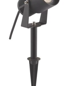 Essentials Elite Outdoor LED Spike Light Textured Black 6W 470lm