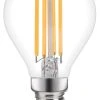 LAP SES Mini Globe LED Virtual Filament Light Bulb 470lm 3.4W