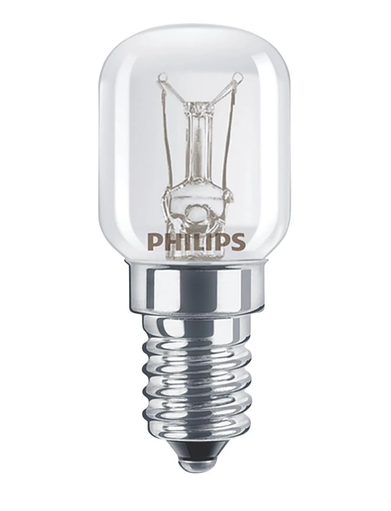 Philips Pygmy SES Mini Globe Incandescent Oven Light Bulb 90lm 15W 2 Pack