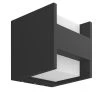 Philips Hue Fuzo Outdoor LED Square Wall Light Black 9.1W 1160lm