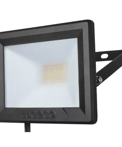 Luceco Eco Slimline Outdoor LED Floodlight Black 10W 800lm