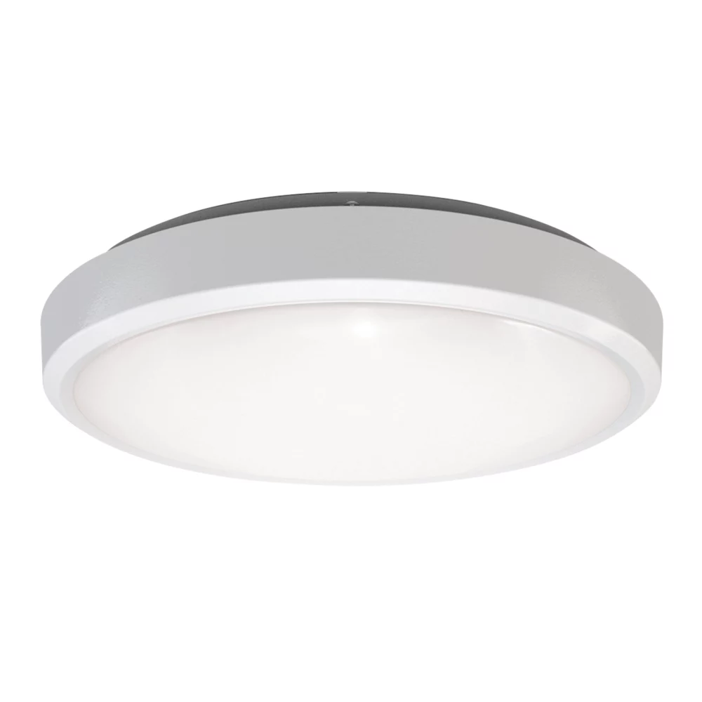 4lite Indoor Maintained Emergency Round LED Wall/Ceiling Light White 18W 1847lm