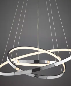 Quay Design Kitalpha LED Pendant Light Chrome 41W 2450lm