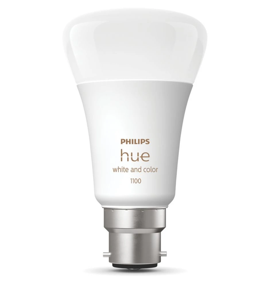 Philips Hue BC A19 RGB & White LED Smart Light Bulb 9.5W 342lm