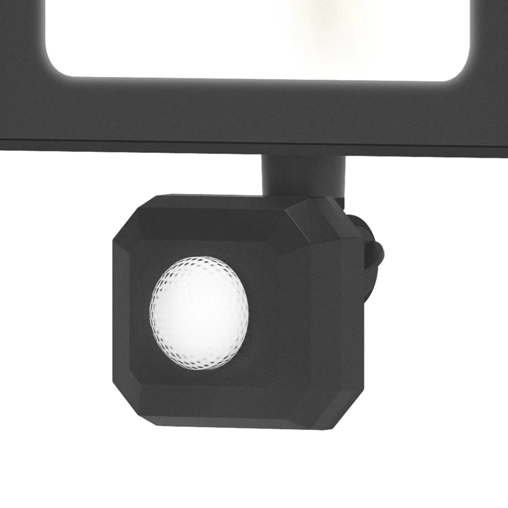 4lite Advantage Outdoor LED Floodlight With PIR Sensor Black 30W 2550lm - Image 3
