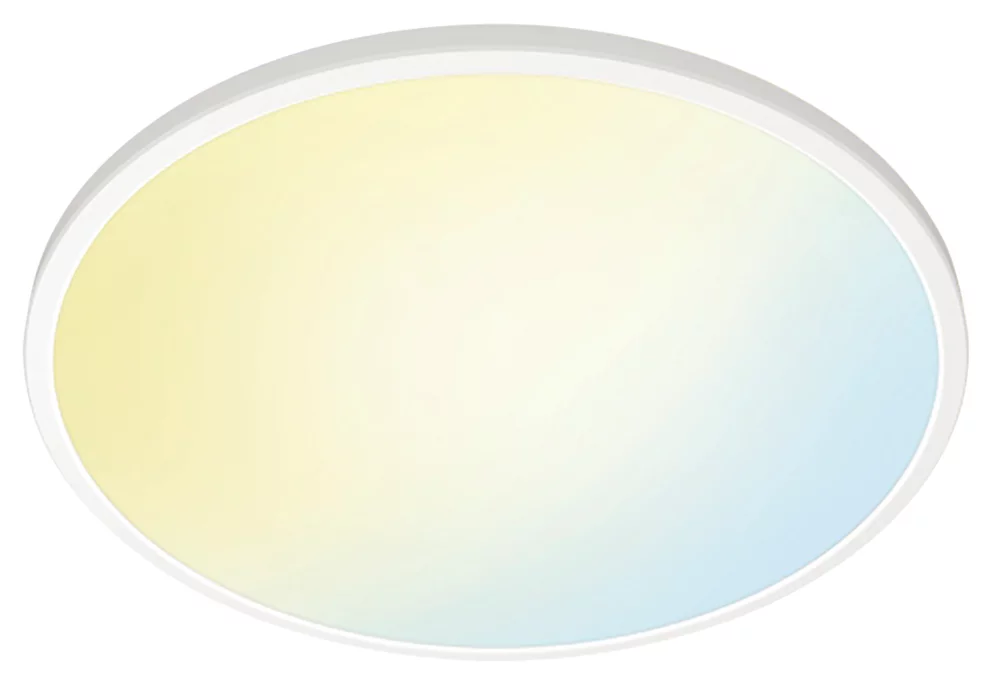 WiZ SuperSlim LED Wi-Fi Ceiling Light White 22W 2450lm