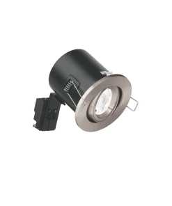 Enlite EFD Adjustable Fire Rated LED Downlight Satin Nickel 5W 500lm