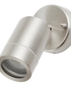 LAP Bronx Outdoor Adjustable Wall Light Stainless Steel