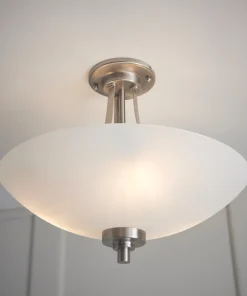 Quay Design Brooke Ceiling Light Satin Chrome