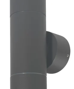 4lite Outdoor GU10 Up/Down Wall Light Graphite