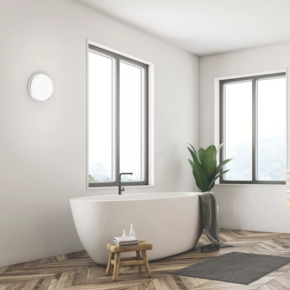 4lite LED Wall/Ceiling Light With Microwave Sensor White 13W 1100lm - Image 4