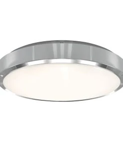 4lite WiZ Connected LED Smart Wall/Ceiling Light Chrome 18W 1620lm