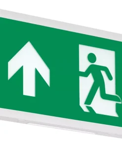 Aurora Maintained Or Non-Maintained Emergency LED Wall-Mounted Slim Exit Box With Up, Down, Left & Right Arrow 3W 42lm