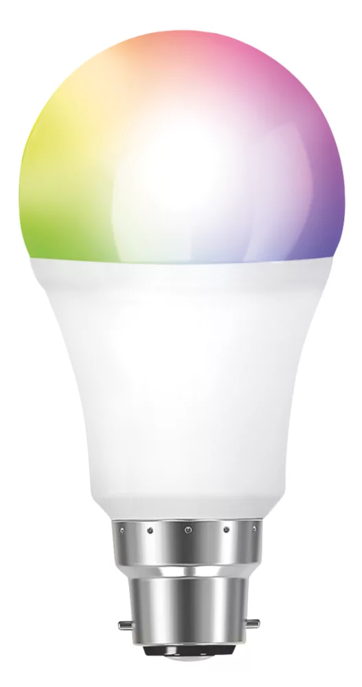 Aurora Aone Bluetooth BC GLS RGB & White LED Smart Light Bulb 8W 800lm