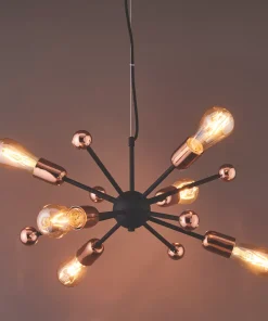 Quay Design Hansen LED Adjustable Multi-Arm Pendant Copper 12W 210lm