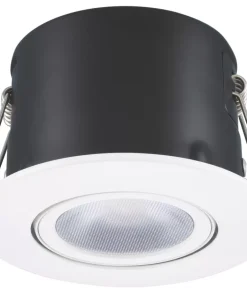 Sylvania Obico Swivel & Tilt Fire Rated LED Downlight With CCT Technology White 8.5W 740lm