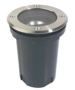 4lite 120mm Outdoor LED Inground Light Stainless Steel 6W 229lm