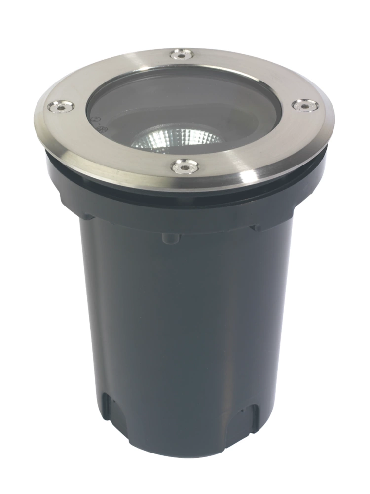 4lite 120mm Outdoor LED Inground Light Stainless Steel 6W 229lm