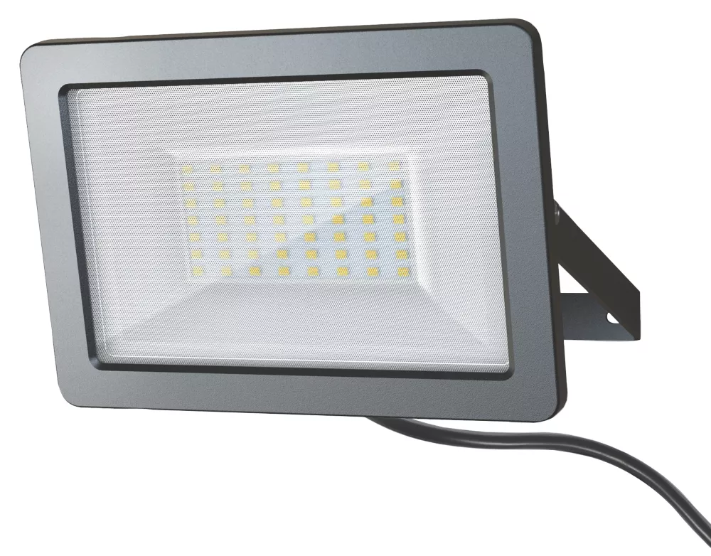 LAP Weyburn Outdoor LED Floodlight Black 30W 3000lm