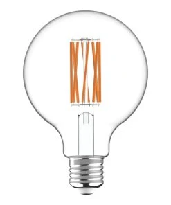 LAP ES G95 LED Virtual Filament Light Bulb 806lm 3.8W