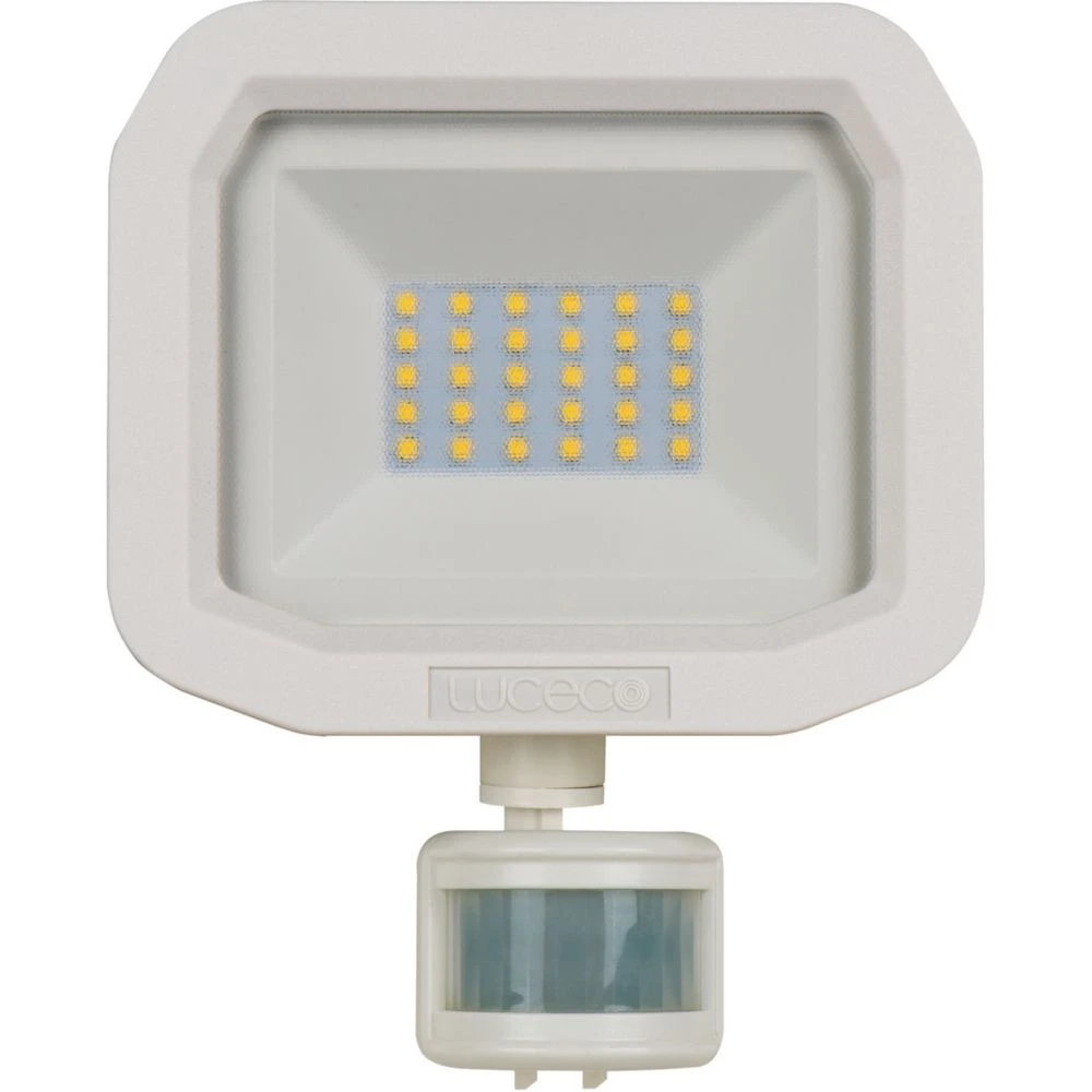 Luceco Castra Outdoor LED Floodlight With PIR Sensor White 10W 1200lm - Image 2