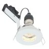 LAP Fixed Bathroom Downlight Gloss White