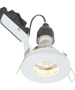 LAP Fixed Bathroom Downlight Gloss White