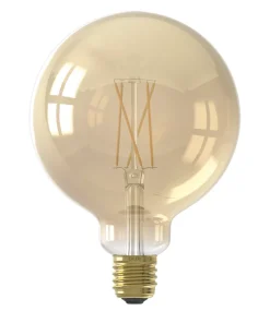 Calex Smart Lamp ES G125 LED Virtual Filament Smart Light Bulb 7W 806lm