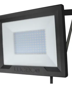 Luceco Eco Slimline Outdoor LED Floodlight Black 50W 4000lm
