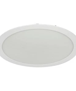 Luceco ECO Circular Fixed LED Low Profile Slimline Downlight White 30W 2040lm