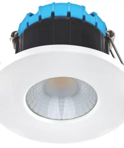 Luceco FType Smart Fixed Cylindrical Fire Rated LED Smart Downlight White 6W 600lm