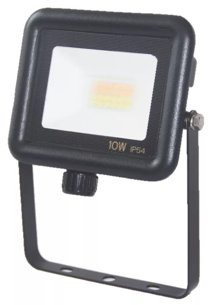 Brackenheath Indoor & Outdoor LED Floodlight Black 10W 900lm